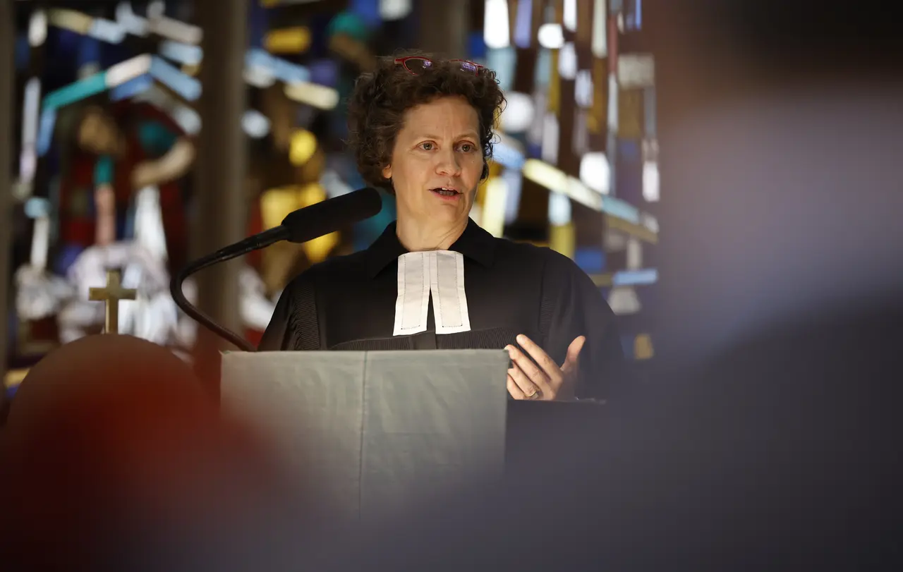 230712gs00 Einführung der Beauftragten der Evangelischen Landeskirchen in Baden-Württemberg bei Landtag und Landesregierung, Kirchenrätin Arngard Uta Engelmann, und zur Verabschiedung des bisherigen Beauftragten, Kirchenrat Volker Steinbrecher