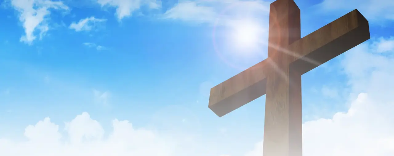 Jesus Christus ist in den Himmel aufgefahren.