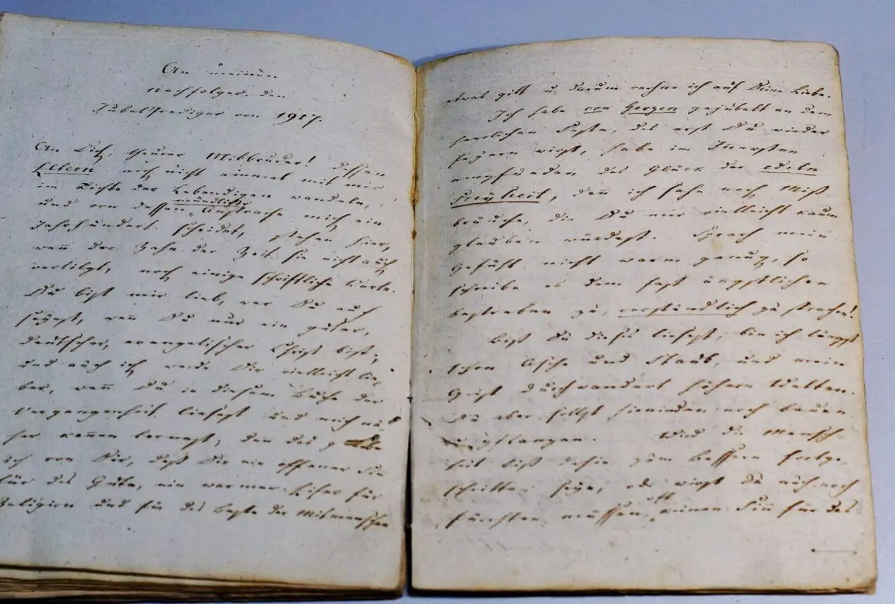 Der Originalbrief aus dem Pfarramt Oberböbingen