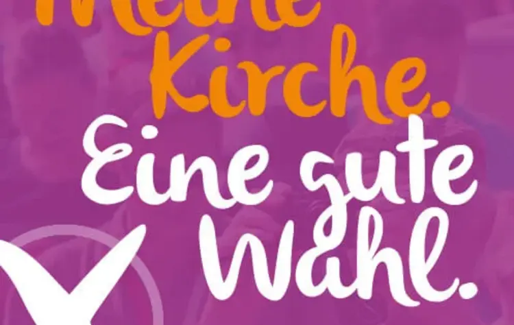 Das Motto der Kirchenwahl am 1. Dezember: Meine Kirche. Eine gute Wahl.