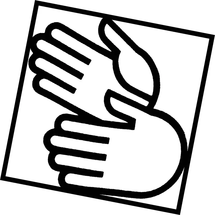 Das bedeutet: Hier wird gebärdet.