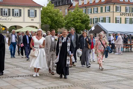 In Ludwigsburg konnten Paare mit oder ohne Anmeldung zur Trauung kommen.