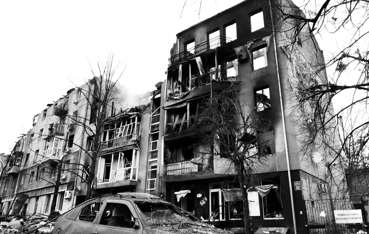 Das zerstörte Charkiw kurz nach Kriegsbeginn.