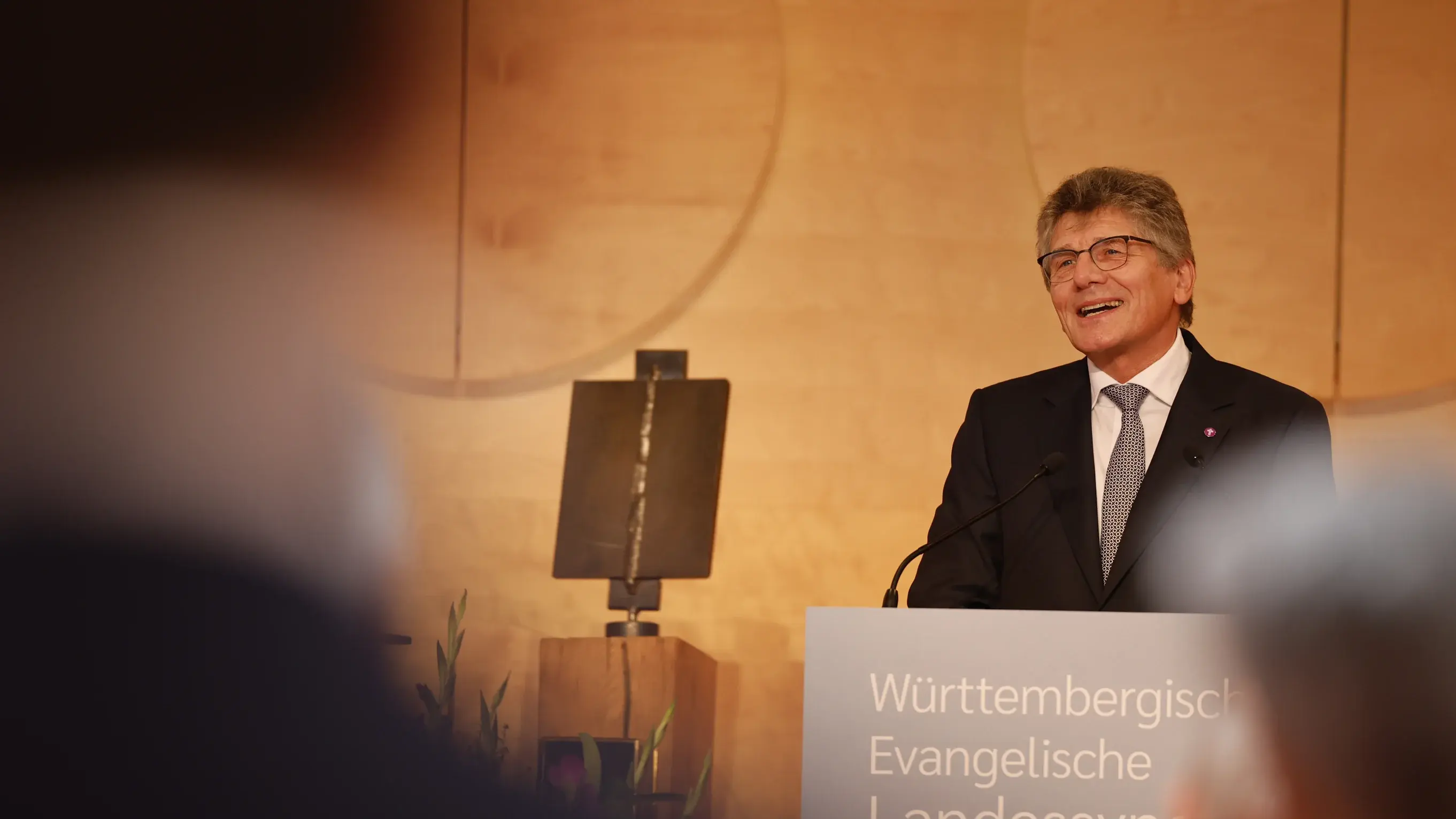 Herbsttagung der württembergischen evangelischen Landessynode im Hospitalhof.