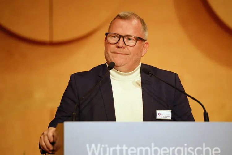 Herbsttagung der württembergischen evangelischen Landessynode im Hospitalhof.