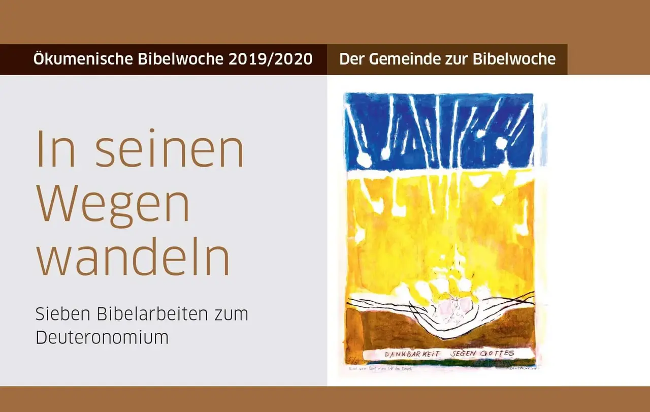 Der Einband der Arbeitsmaterialien für die Ökumenische Bibelwoche 2019/2020