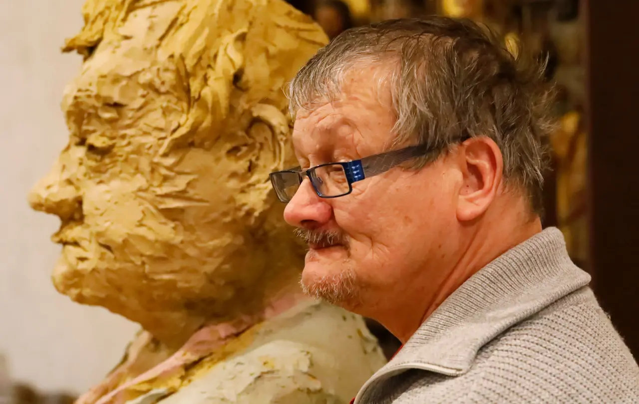 Franz-Josef Schneider und sein Double.