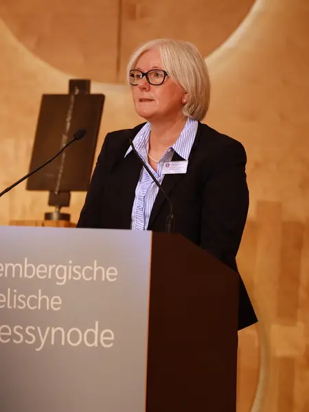 Synodalpräsidentin Sabine Foth