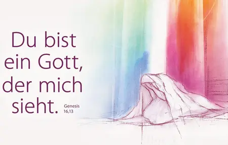 Jahreslosung 2032 Du bist ein Gott der mich sieht