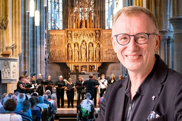 Heilbronner Kilianskirche und Prälat Ralf Albrecht