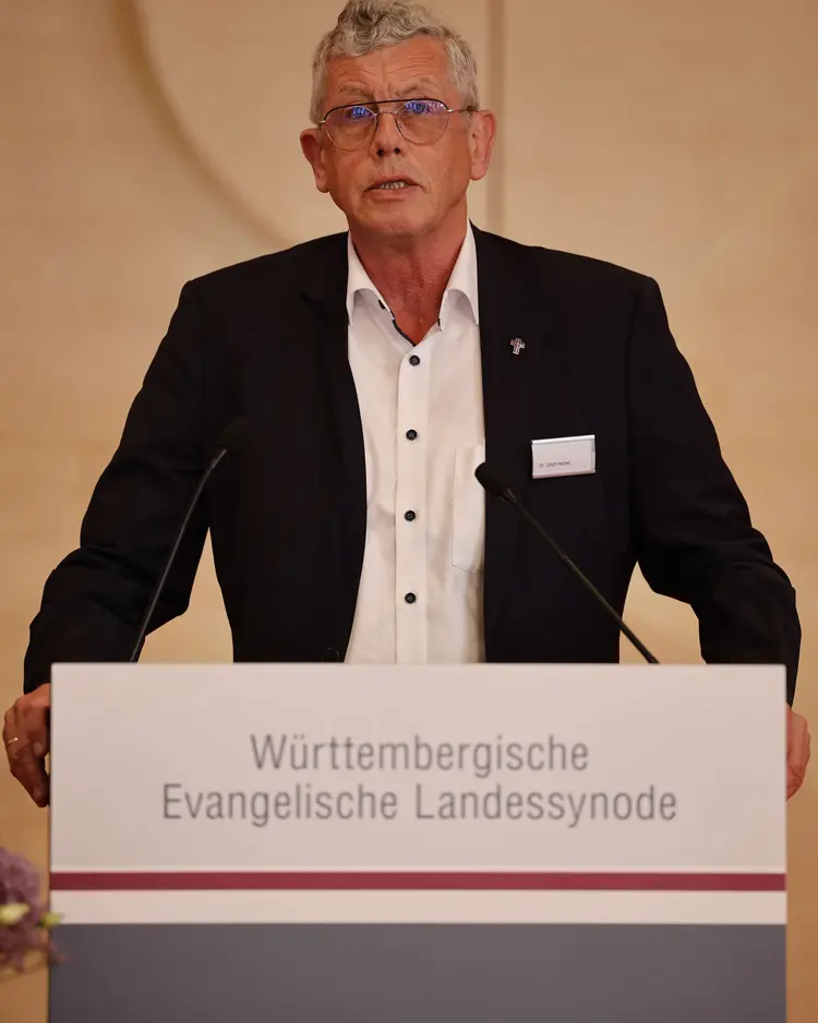 231129gs0001 Sommertagung der Württembergischen evangelischen Landessynode im Hospitalhof.