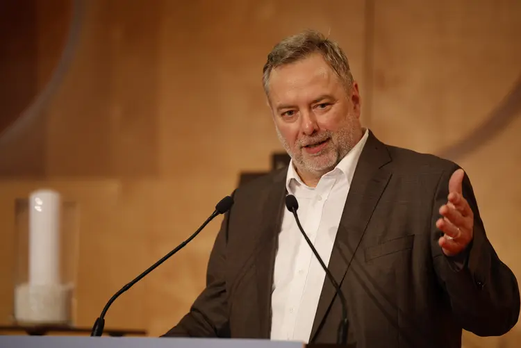 Herbsttagung der württembergischen evangelischen Landessynode im Hospitalhof.