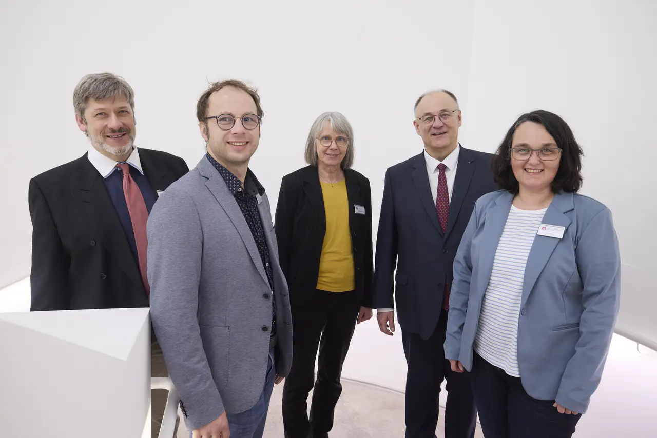 Die Leitung des Gesprächskreises Lebendige Gemeinde. Von links nach rechts: Matthias Pfizenmaier, Dr. Markus Ehrmann, Maike Sachs, Rainer Köpf, Anja Holland