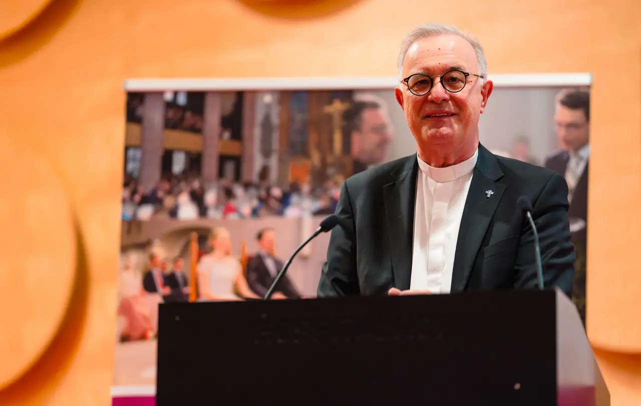 Landesbischof July zeichnete in seinem Vortrag beim Stuttgarter Reformationsempfang ein hoffnungsvolles Bild von der Kirche der Zukunft.