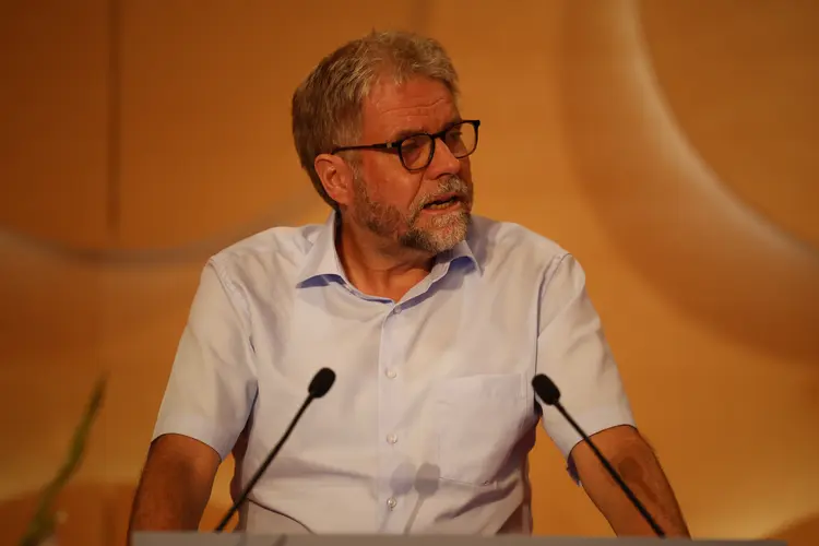 Sommertagung der württembergischen evangelischen Landessynode im Hospitalhof.