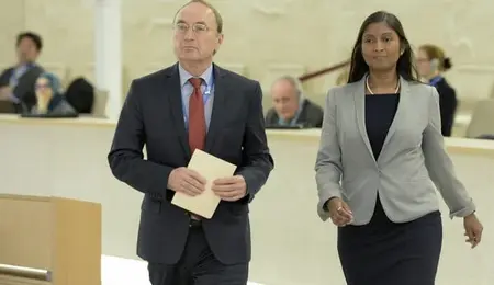 8. Dezember 2014: Botschafter Rücker wurde zum Präsidenten des Menschenrechtsrates gewählt.