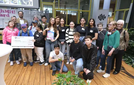 Eine Gruppe 13- bis 15-Jähriger der Gemeinschaftsschule „Auf dem Laiern“ in Kirchheim an Neckar entwickelte das Konzept eines „Inklusionscafés“.