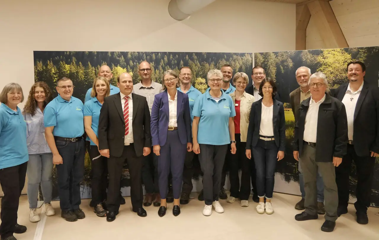 Mitwirkende beim Jubiläumsgottesdienst der Kirche im Nationalpark