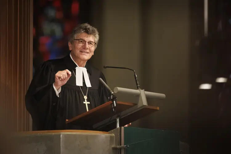 Herbsttagung der württembergischen evangelischen Landessynode im Hospitalhof.