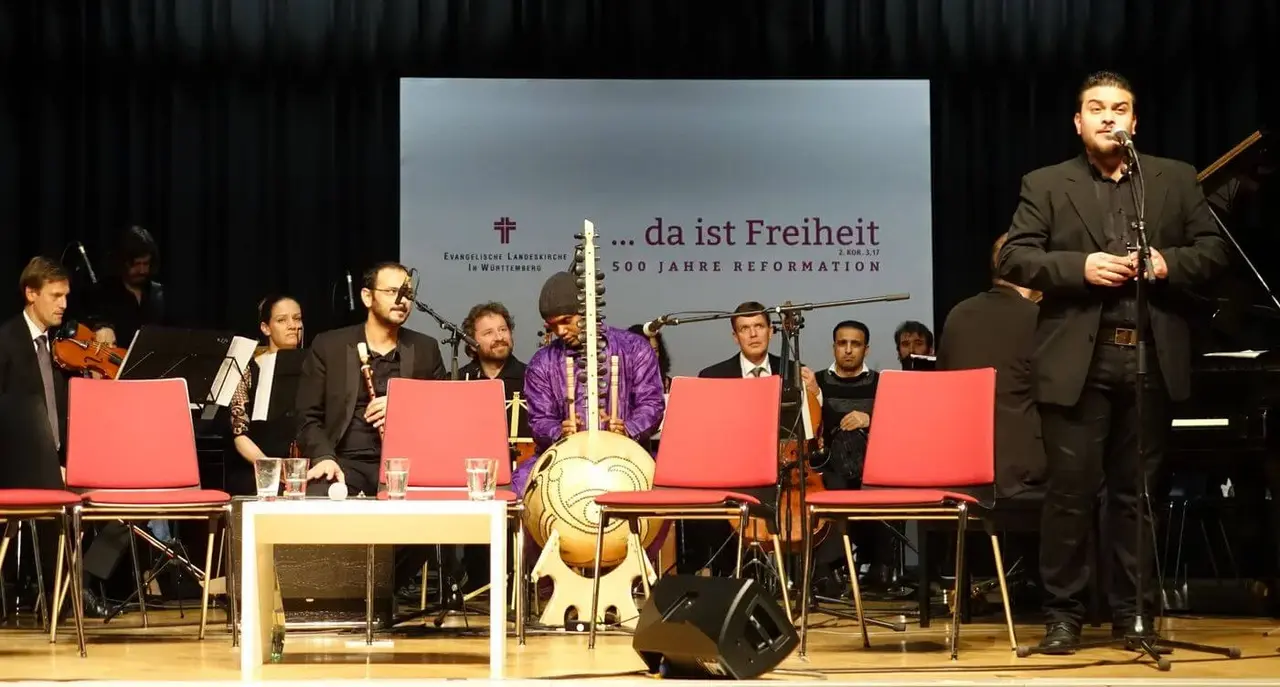 Das "Orchester der Kulturen" hat den Abend musikalisch untermalt.