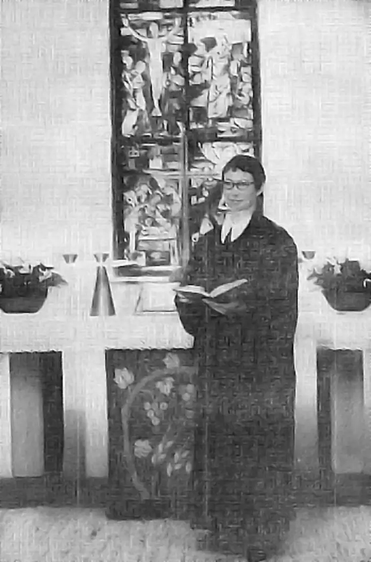 Heide Kast wurde 1970 in ihr Amt eingeführt.