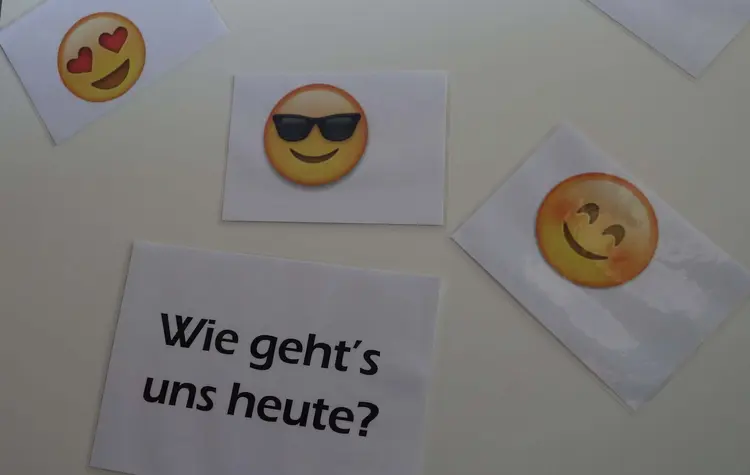 Frühlingsgefühle bei den Konfis - trotz Polizeibesuch.