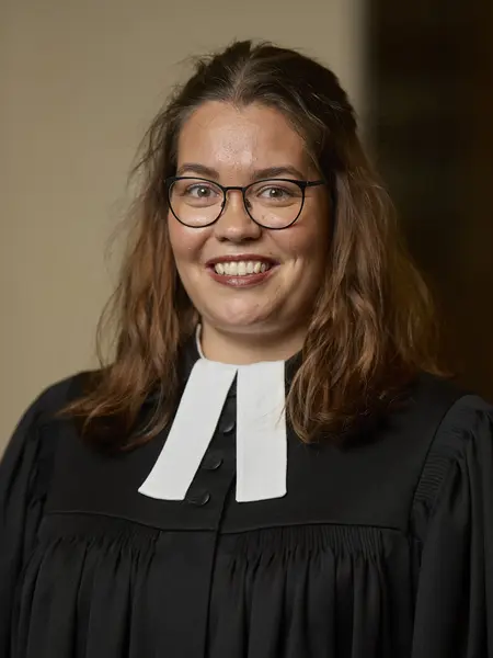 Pfarrerin Brigitte Frauendorfer, Ordinationsfeier in der Stiftskirche Stuttgart in Februar 2025 Pfarrerin Brigitte Frauendorfer, Ordinationsfeier in der Stiftskirche Stuttgart in Februar 2025