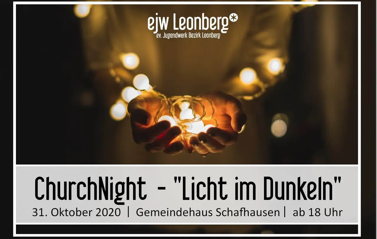 Mit einem Lichterweg feiert das EJW Leonberg den Reformationstag in Freien - vorausgesetzt das Wetter macht mit.