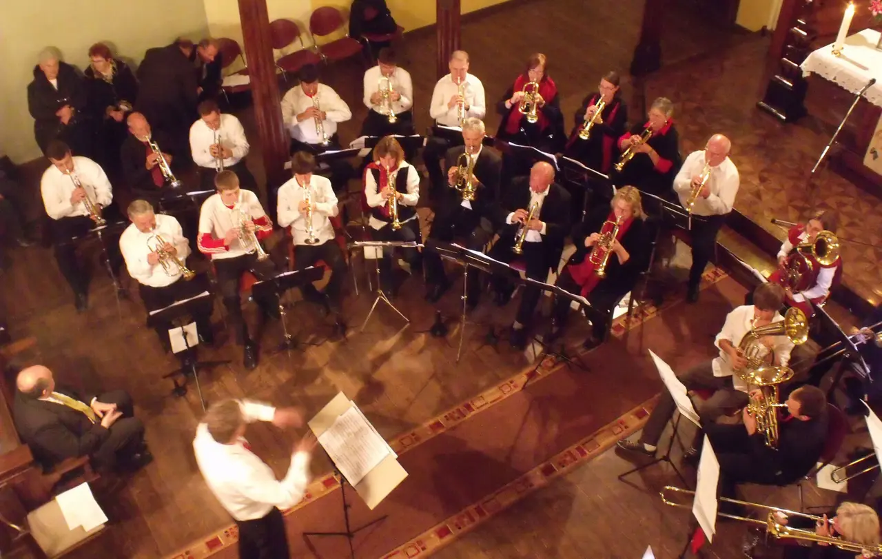 Gemeindebesuch mit Posauenenchor in Ljubljana im Oktober 2010