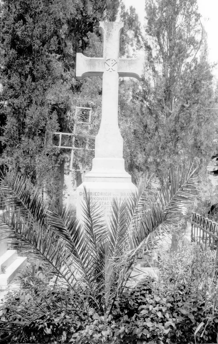 Friedrich von Brauns Grabstätte in Jerusalem