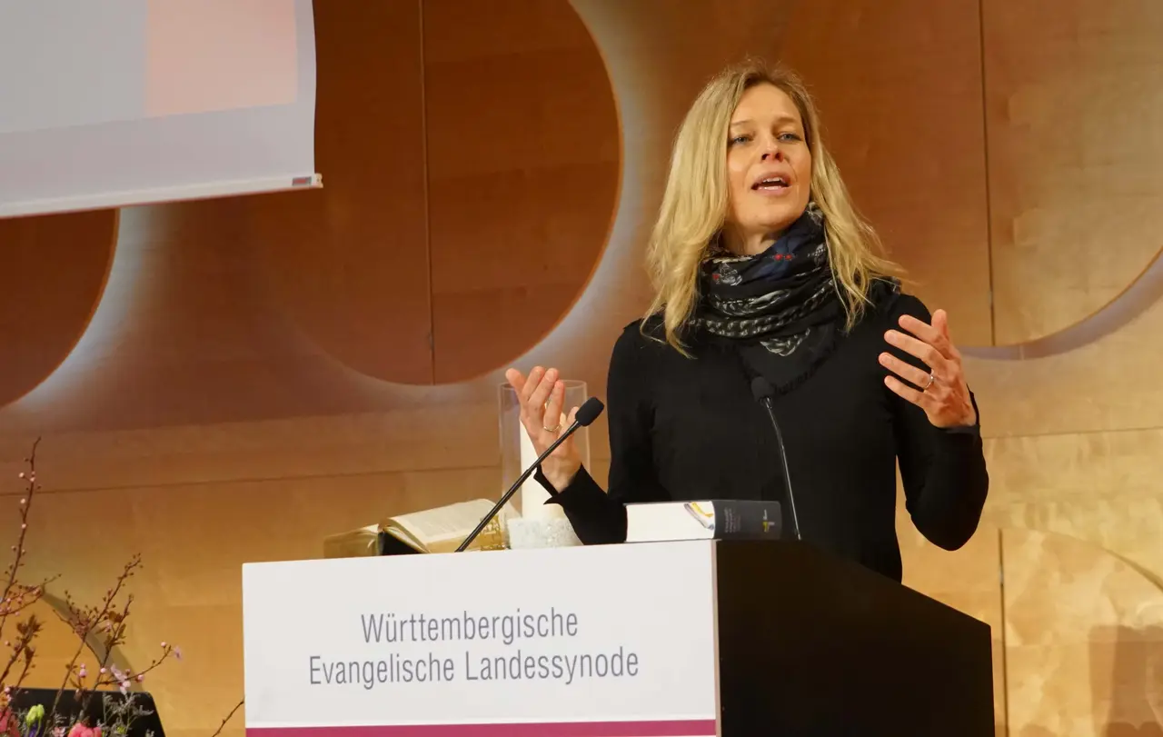 Für den Gesprächskreis Kirche für morgen sprach Britta Gall.