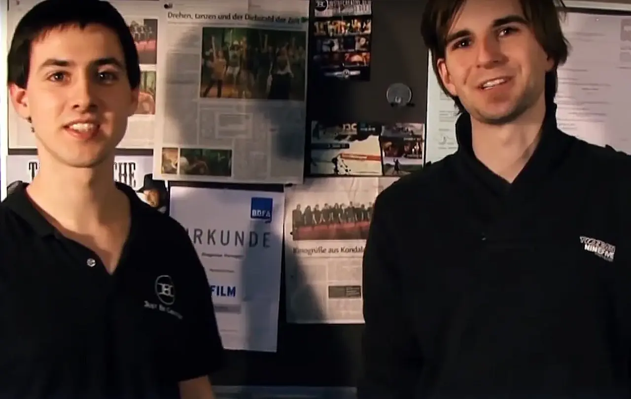 Benedikt Volckart (l. ) und Benedict Hoyer vom Leitungsteam von „Just be creative“.