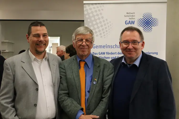 Drei Generationen von Geschäftsführern des GAW Württemberg: Michael Pross, Ulrich Hirsch und Petur Thorsteinsson (v.l.n.r.)
