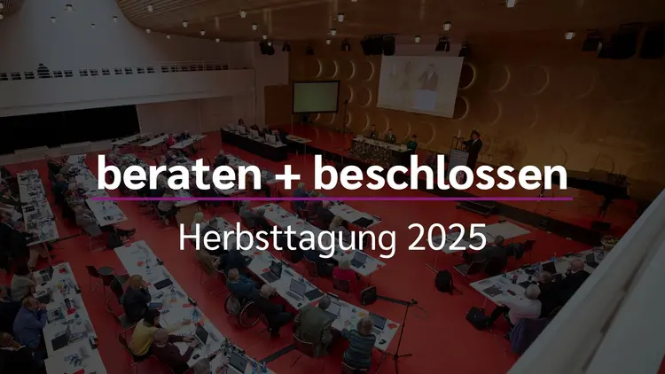 Herbsttagung der Landessynode im Evangelischen Bildungszentrum Hospitalhof Stuttgart