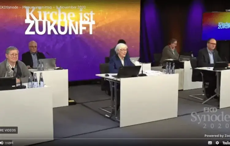 Die EKD-Synode tagte erstmals digital.