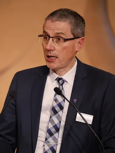 Herbsttagung der württembergischen evangelischen Landessynode im Hospitalhof.