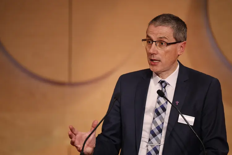 Herbsttagung der württembergischen evangelischen Landessynode im Hospitalhof.