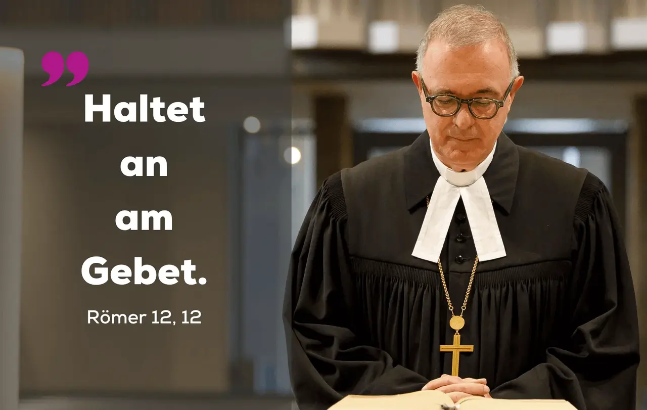 Landesbischof Dr. h. c. Frank Otfried July ermutigt die Kirchengemeinden und jeden einzelnen, im Gebet für Frieden in der Ukraine nicht nachzulassen.