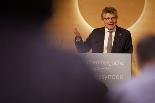 Sommertagung der württembergischen evangelischen Landessynode im Hospitalhof.