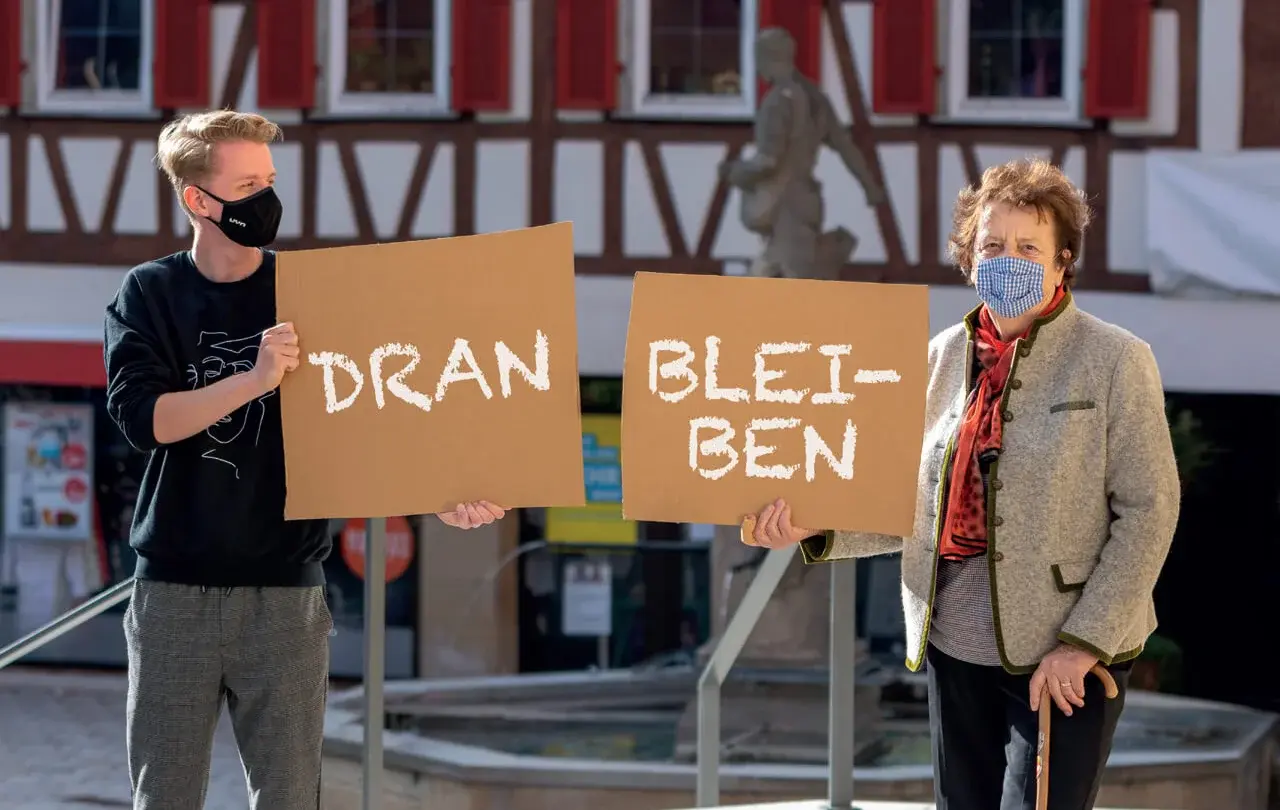„Dran bleiben“ heißt das Motto der Woche der Diakonie 2021.