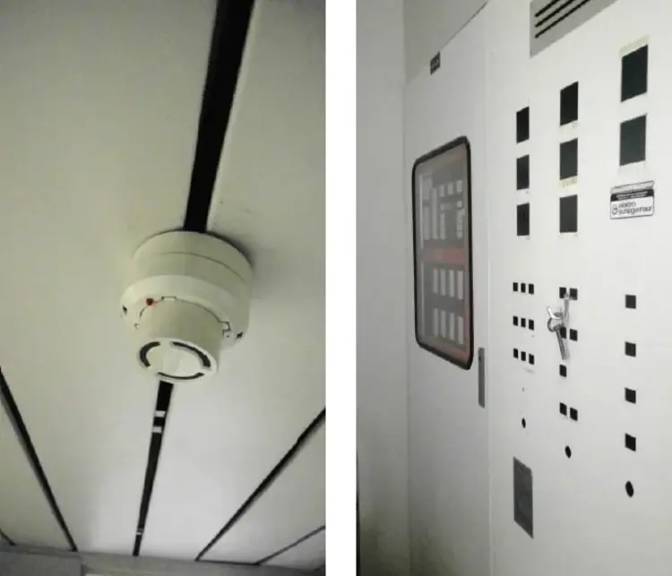 Für die Brandmeldeanlage sind keine Ersatzteile mehr zu bekommen. Auch an dieser Stelle wäre eine Komplettsanierung nötig gewesen.