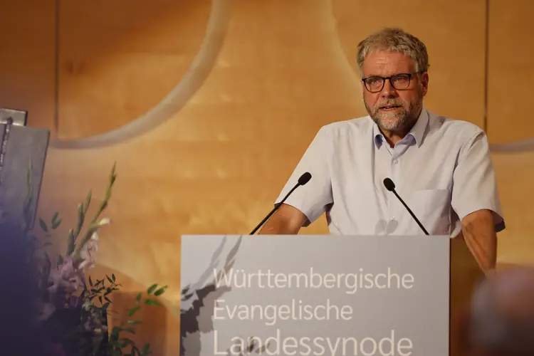 Sommertagung der württembergischen evangelischen Landessynode im Hospitalhof.
