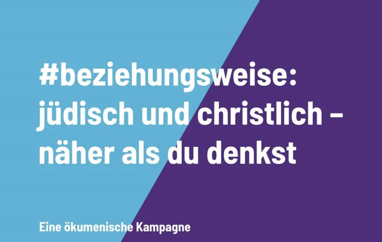 #beziehungsweise: Die ökumenische Plakatkampagne möchte bei vollem Respekt gegenüber den Verschiedenheiten der Religionen ihre wechselseitigen Bezüge ins Gespräch bringen.