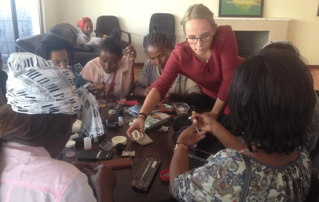 Im Rehabilitationszentrum lernen die Frauen auch eine Alltagsroutine.