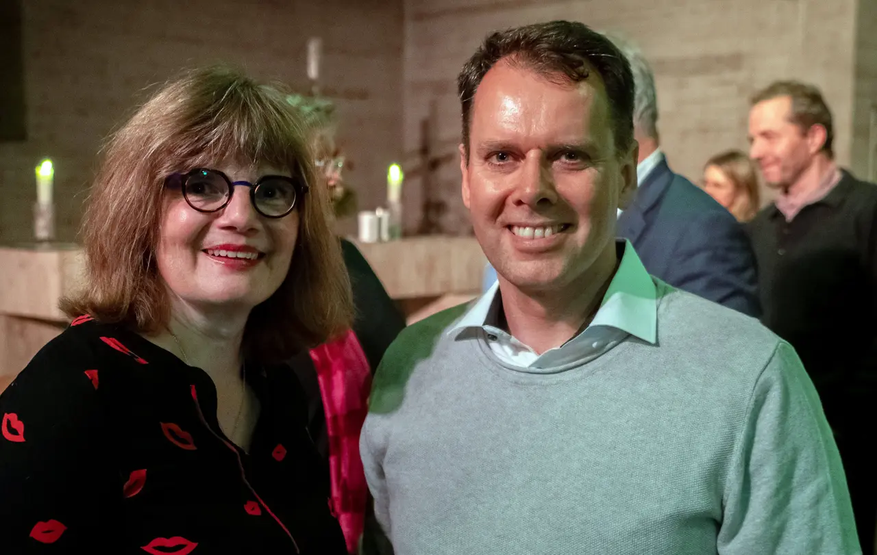 Pfarrerin Martina Reister-Ulrichs aus Heidelberg und Prädikant Manfred Stauß aus Stuttgart sind die Sieger des diesjährigen Preacher Slam.