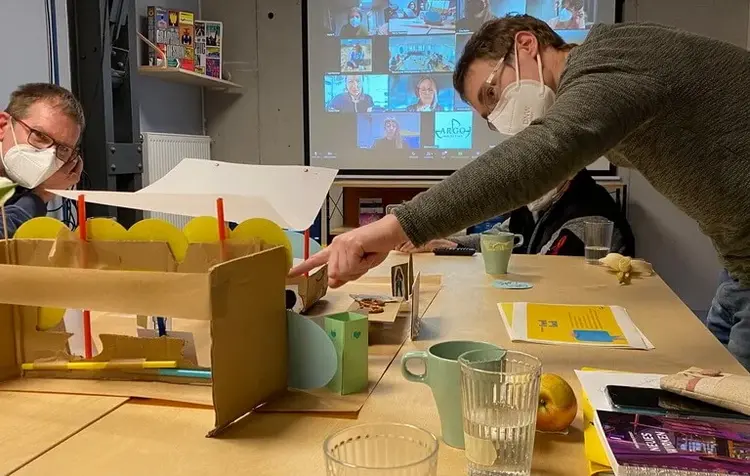 Die Kooperationsgruppe aus Kirche und Diakonie nahm am „Sozionauten“-Programm teil, einem Innovationsprogramm für den sozialen Sektor.