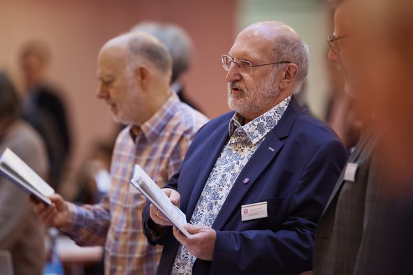 Herbsttagung der württembergischen evangelischen Landessynode im Hospitalhof.