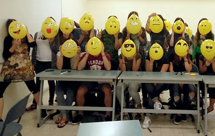 Ein Kunstprojekt von Danielle Zimmermann im Leo Baeck Education Center in Haifa