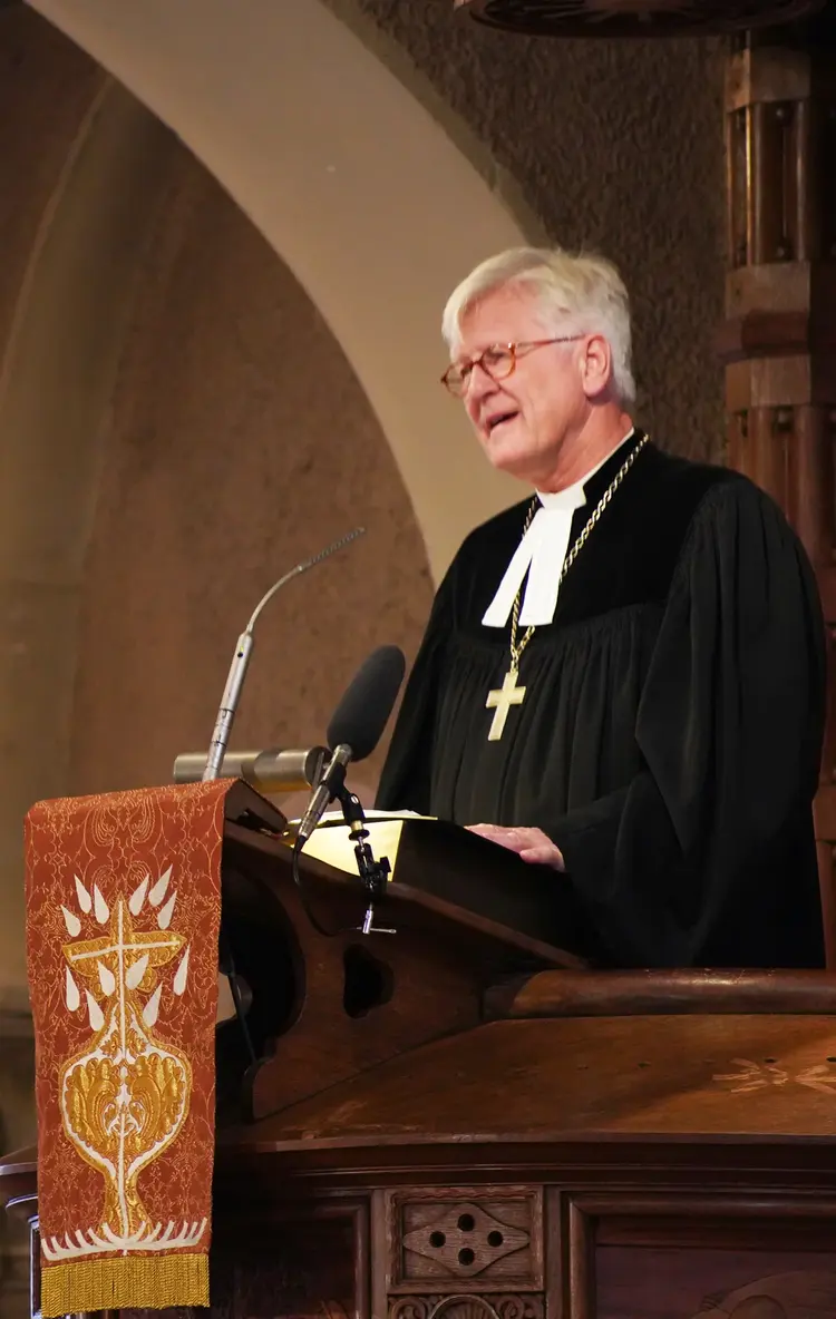 Heinrich Bedford-Strohm predigt zu 75 Jahre Stuttgarter Schulderklärung in der Stuttgarter Markuskirche. Heinrich Bedford-Strohm predigt zu 75 Jahre Stuttgarter Schulderklärung in der Stuttgarter Markuskirche.