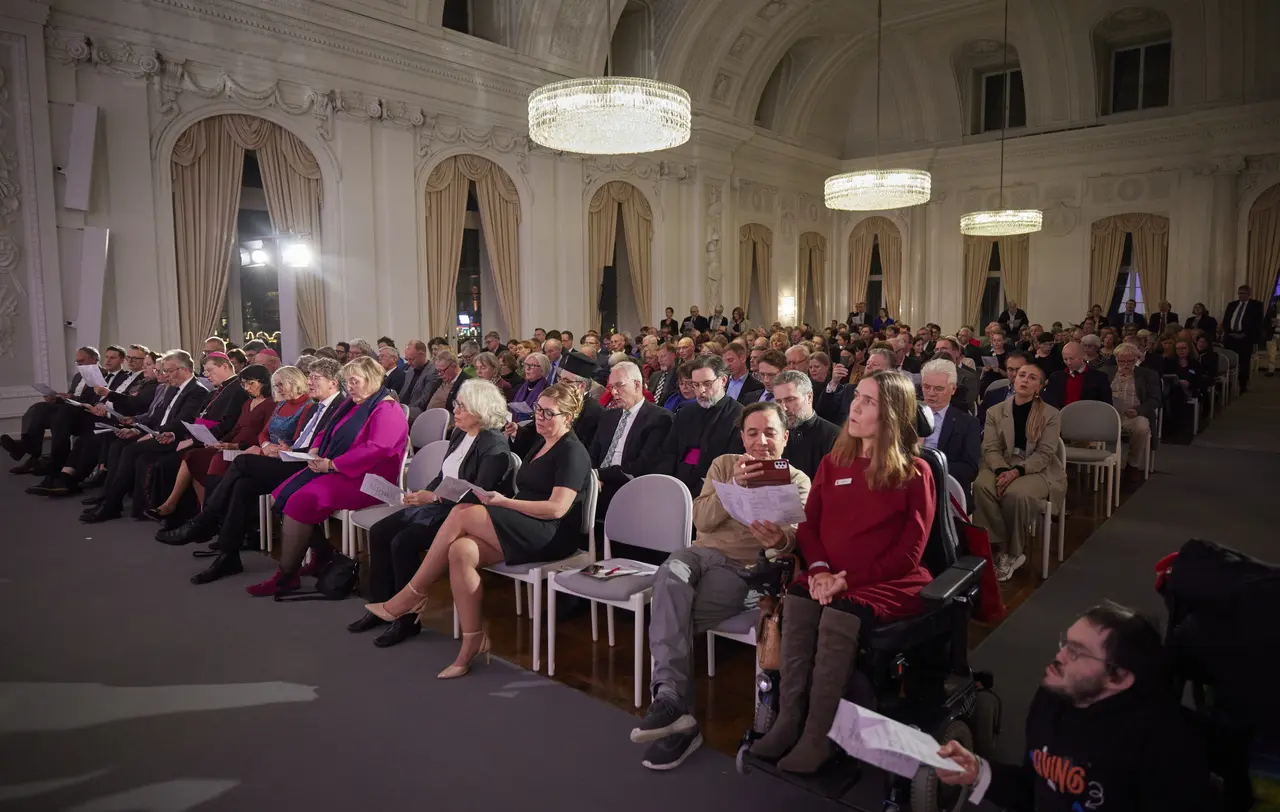 Über 280 Gäste kamen zum Jahresempfang der Landeskirchen.